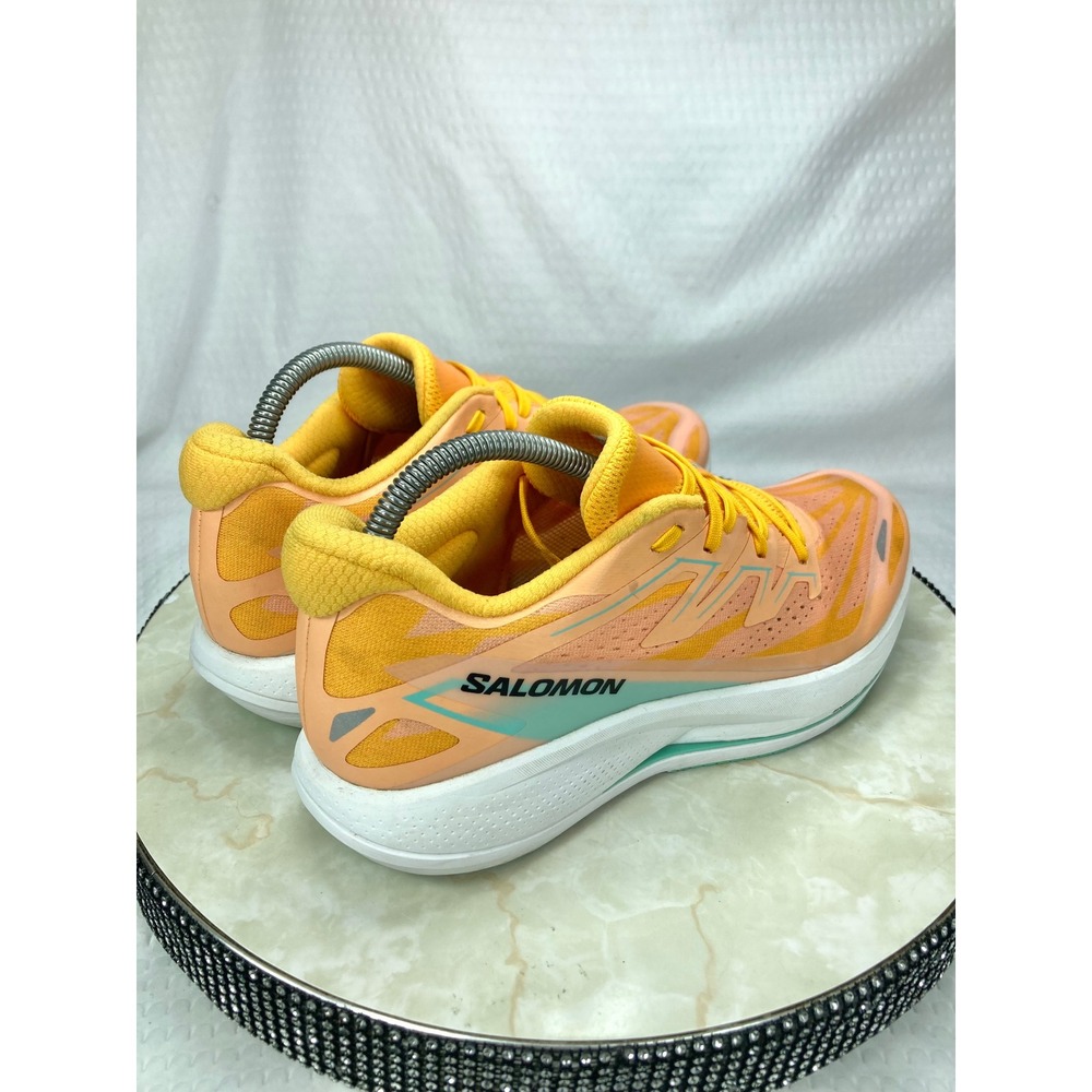 Salomon Phantasm 2 Road Running Shoes Womens 9 Orange Yellow Sporty Gym Sneakers - Picture 9 of 11